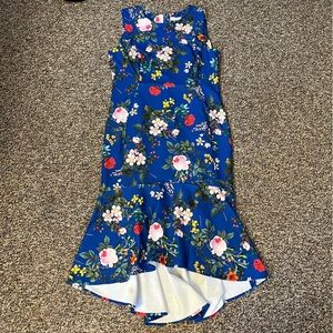 Calvin Klein High to Low Floral Dress